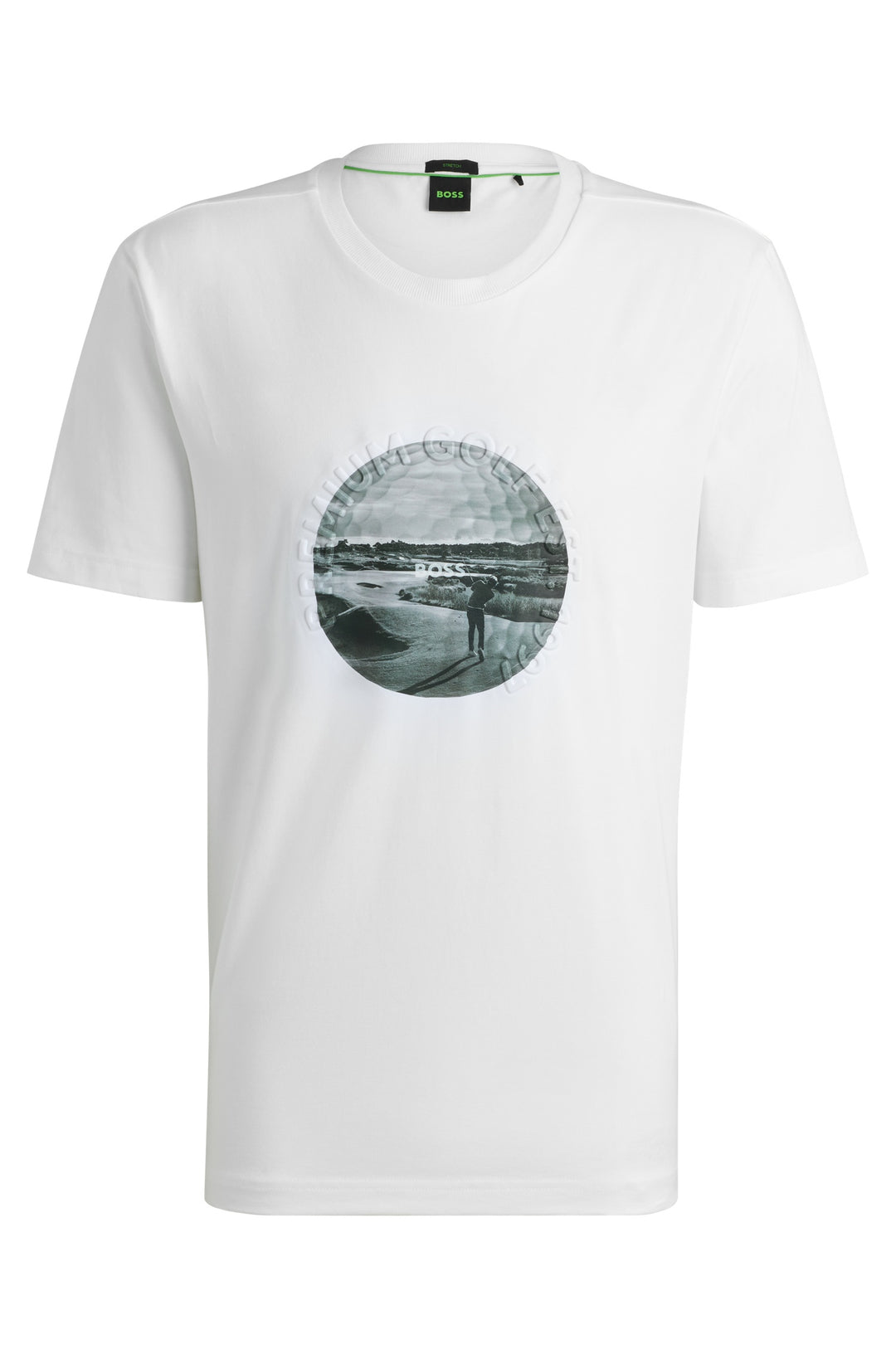 BOSS T-Shirts Regular Fit in Cotton Mix - TEE GRAPHIC HERITAGE 10270243 01-50537847- Concorde Fashion#color_white-100