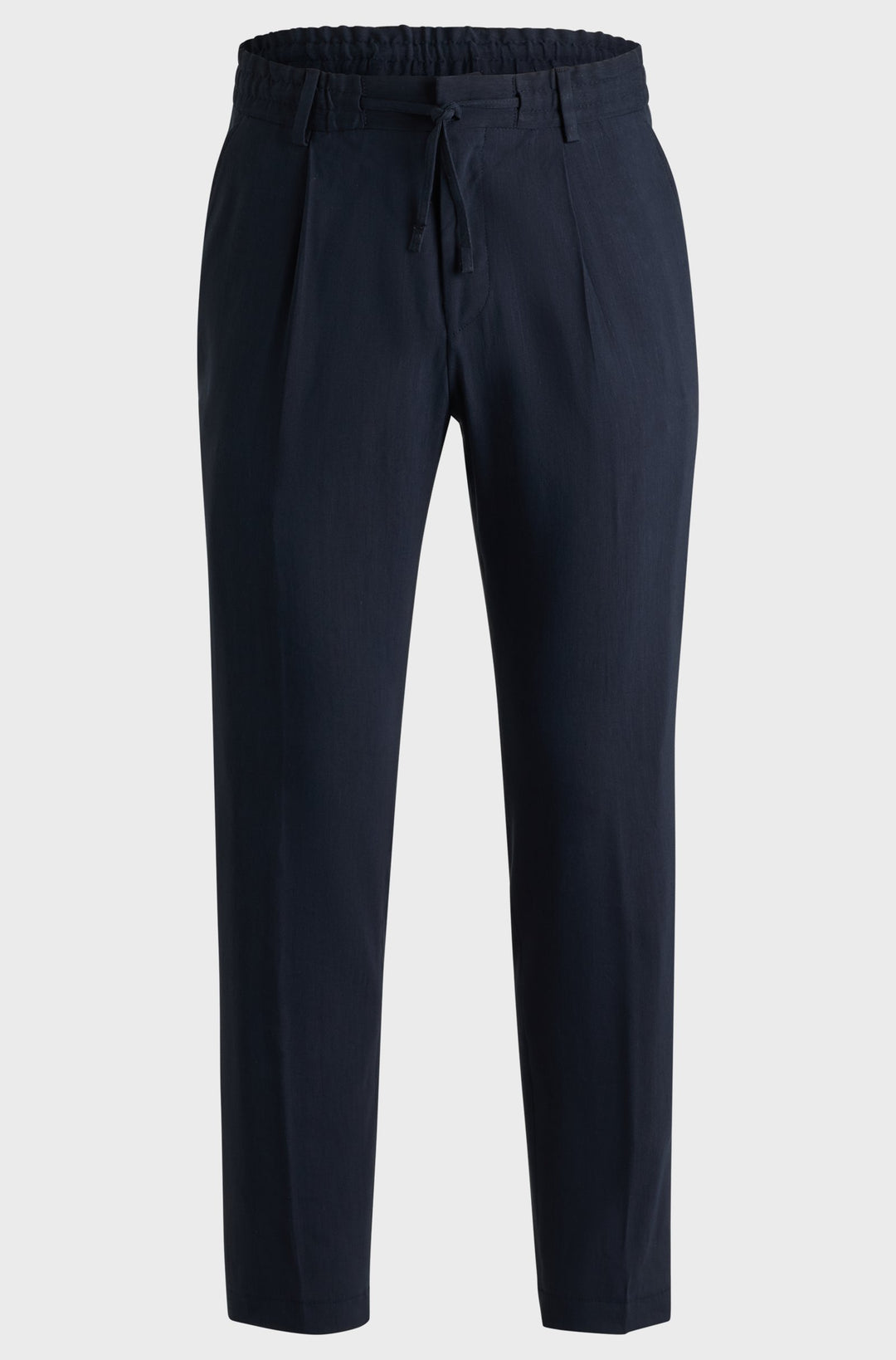 BOSS Trousers Tapered Fit - P-PERIN-RDS-PL-WG252 50540733- Concorde Fashion#color_navy-404