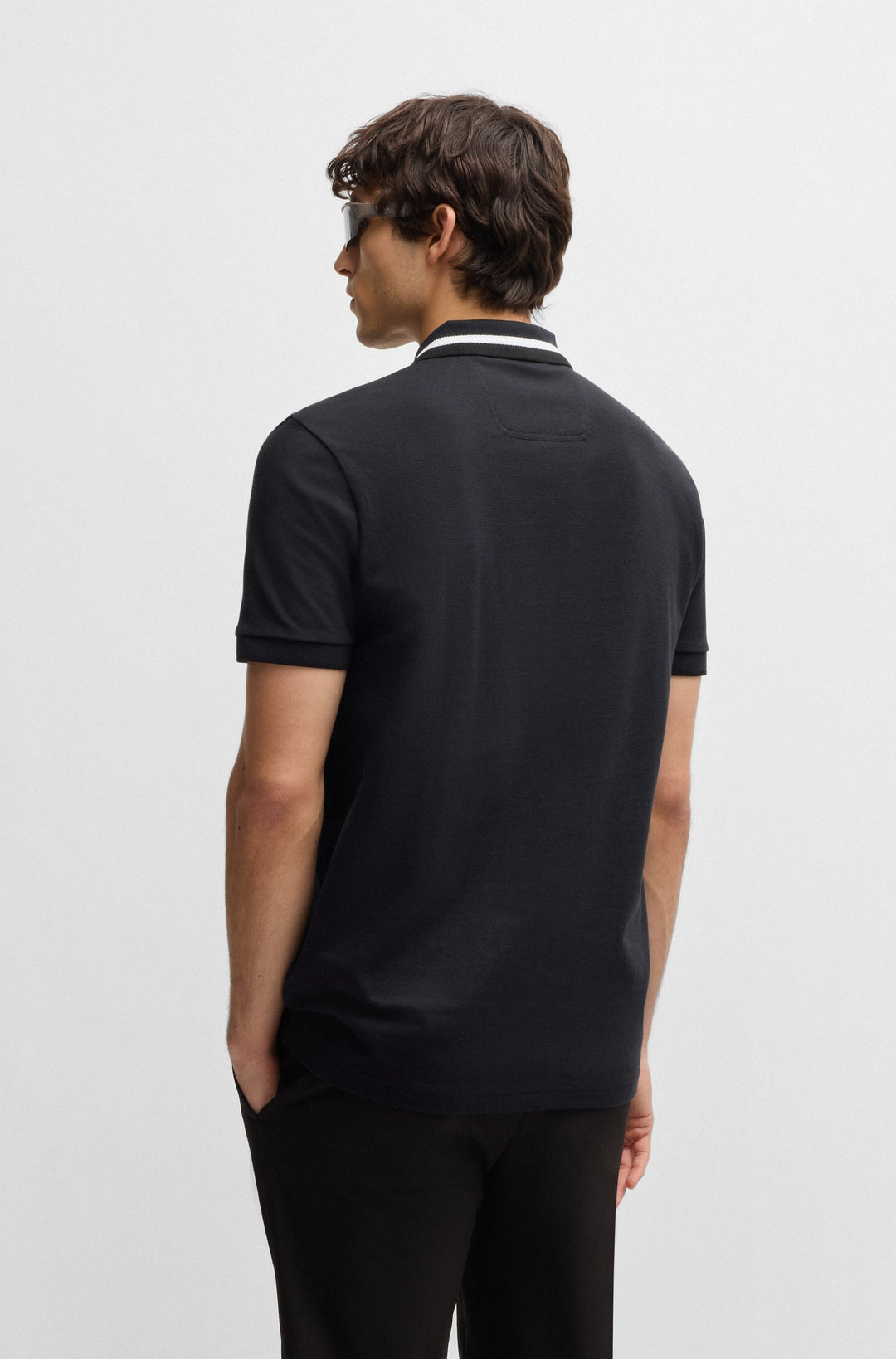 BOSS Polos Regular Fit in Cotton - PADDY AP HERITAGE 10270351 01-50538101- Concorde Fashion#color_navy-402