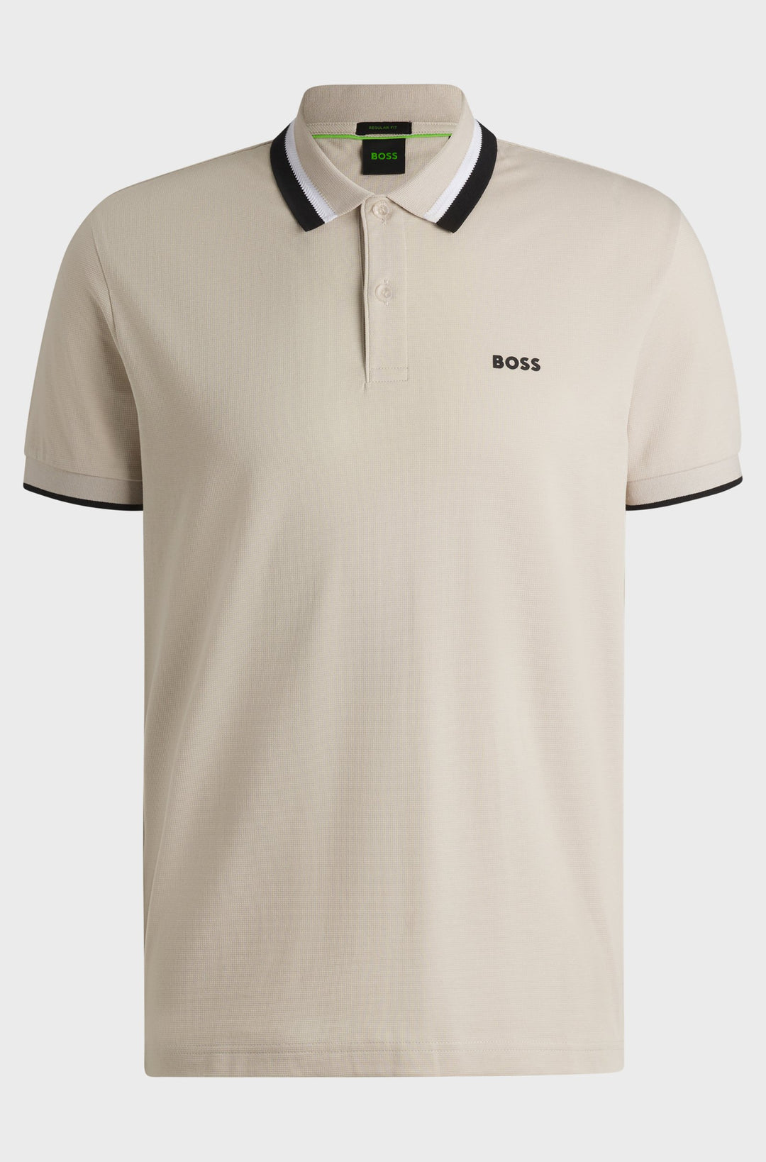BOSS Polos Regular Fit in Cotton - PADDY AP HERITAGE 10270351 01-50538101- Concorde Fashion#color_beige-284