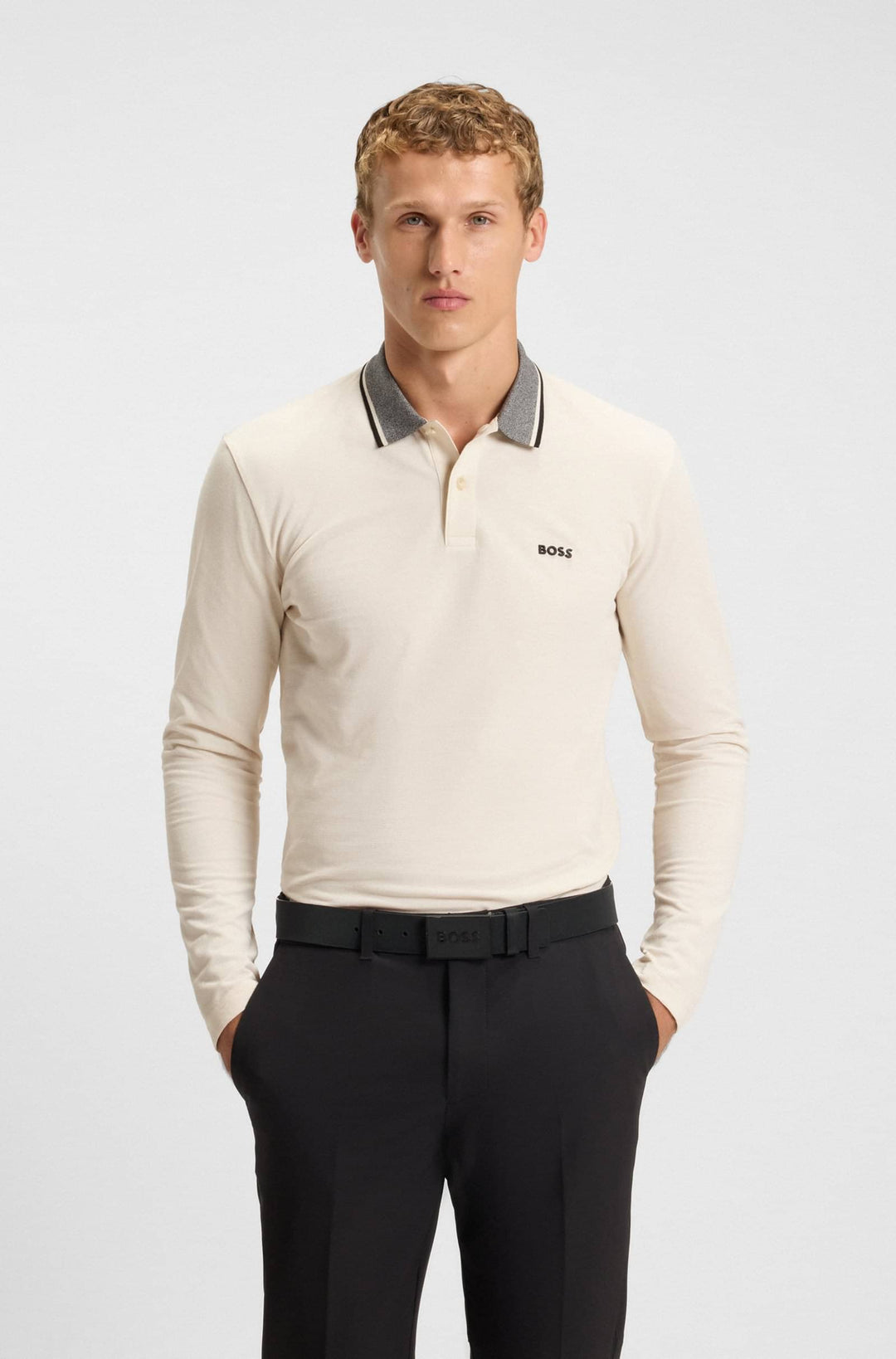 BOSS Polos Regular Fit - PL_LEAGUE PLISY 50548970- Concorde Fashion#color_white-131