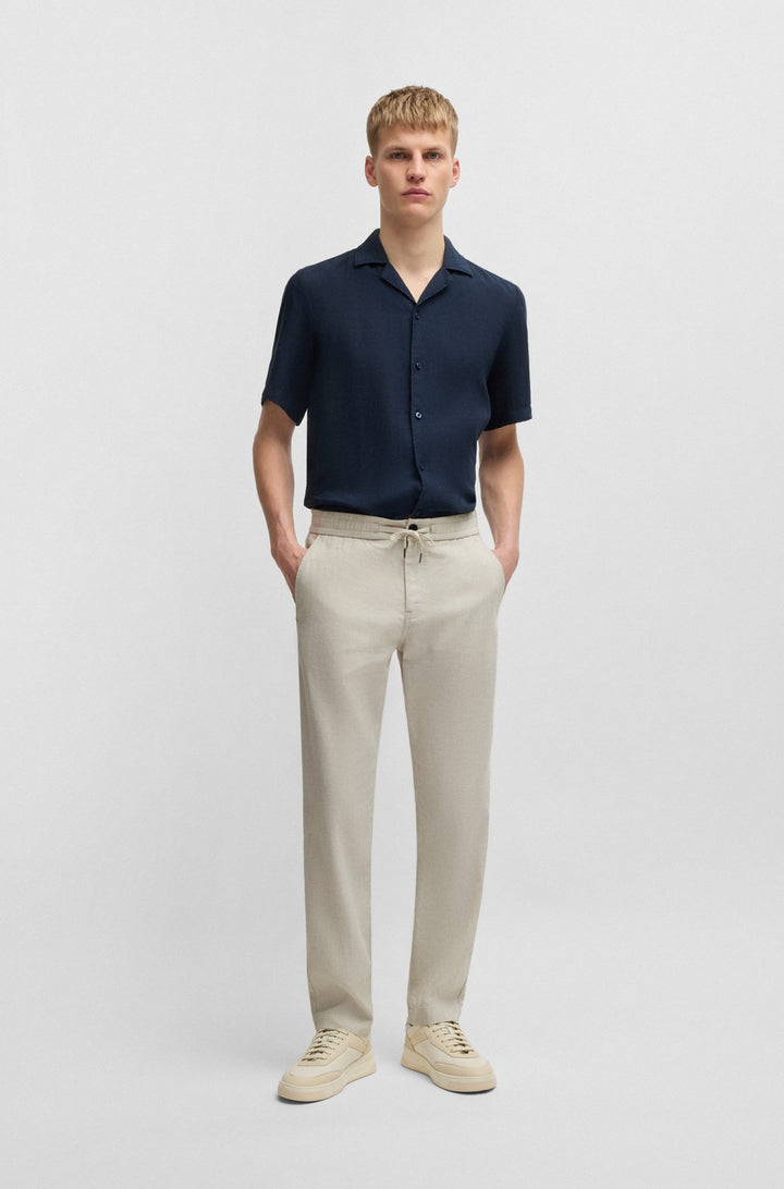 BOSS Trousers  - SANDERSON-L 50536881- Concorde Fashion#color_beige-271