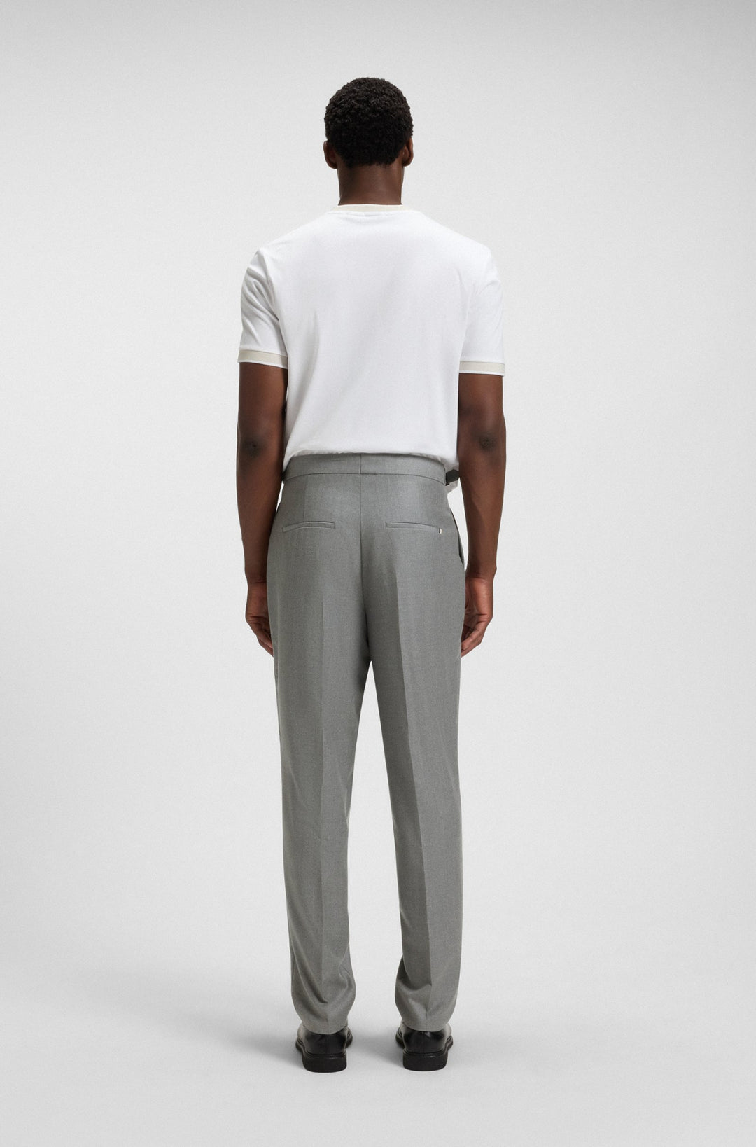 BOSS Trousers Tapered Fit - C-PERINO-PL-DTL-254 50551829- Concorde Fashion#color_silver-041