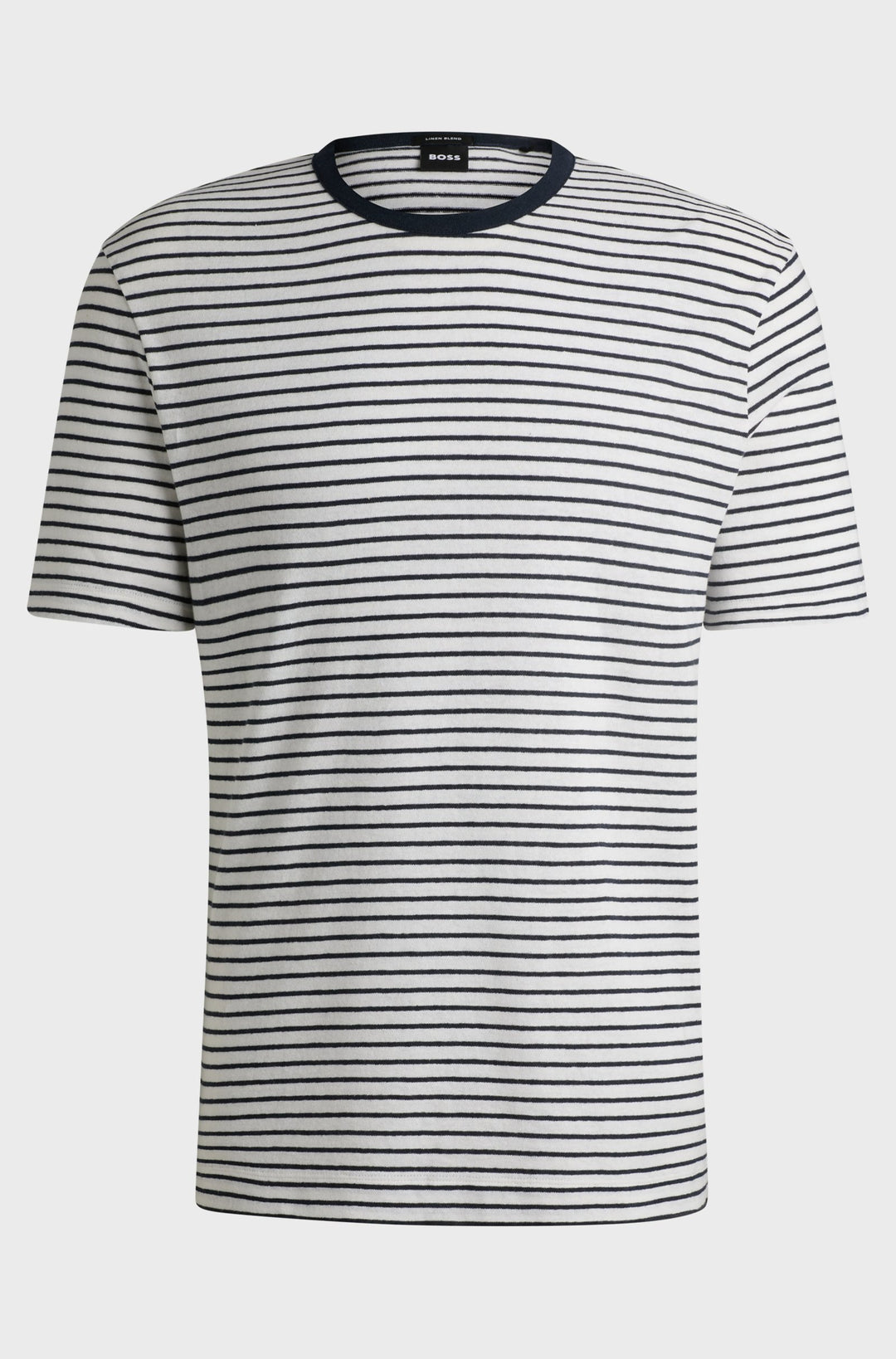 BOSS T-Shirts Regular Fit in Cotton Mix - H-TAUT 28 10270466 01-50537498- Concorde Fashion#color_navy-405