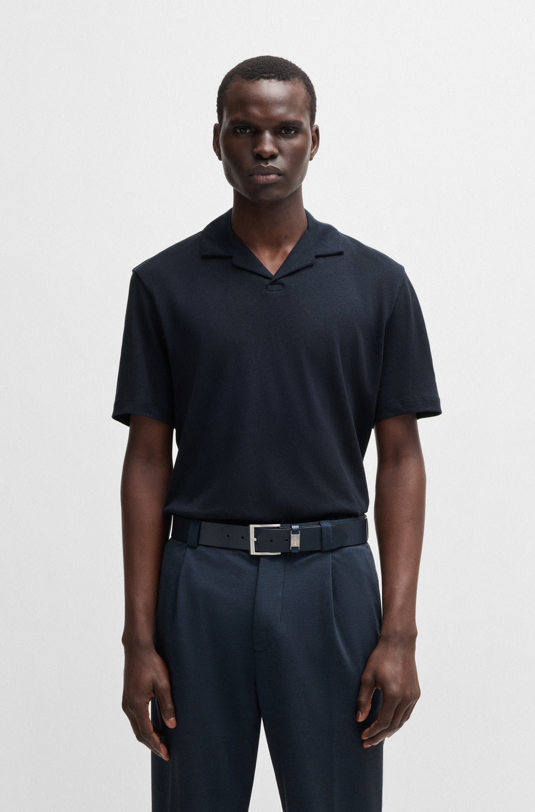 BOSS Polos Regular Fit - H-PONTI 28 50537502- Concorde Fashion#color_navy-404
