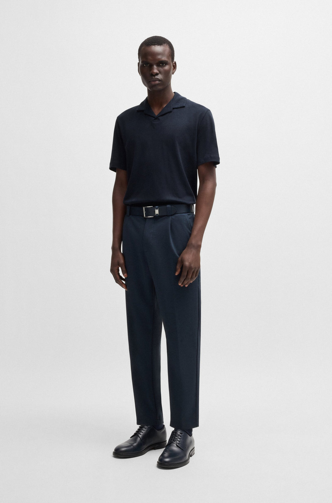 BOSS Polos Regular Fit - H-PONTI 28 50537502- Concorde Fashion#color_navy-404