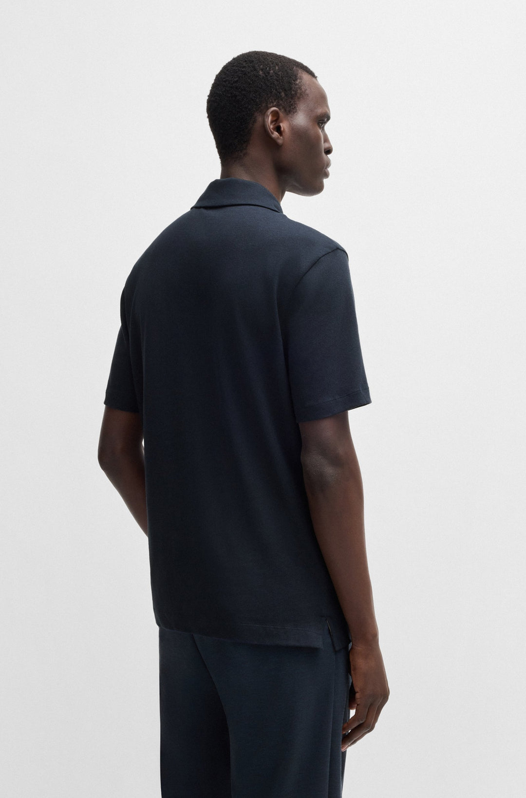 BOSS Polos Regular Fit - H-PONTI 28 50537502- Concorde Fashion#color_navy-404