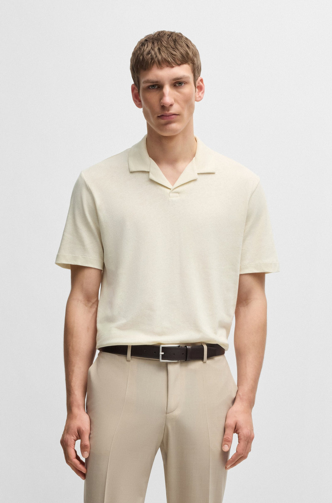 BOSS Polos Regular Fit - H-PONTI 28 50537502- Concorde Fashion#color_white-131