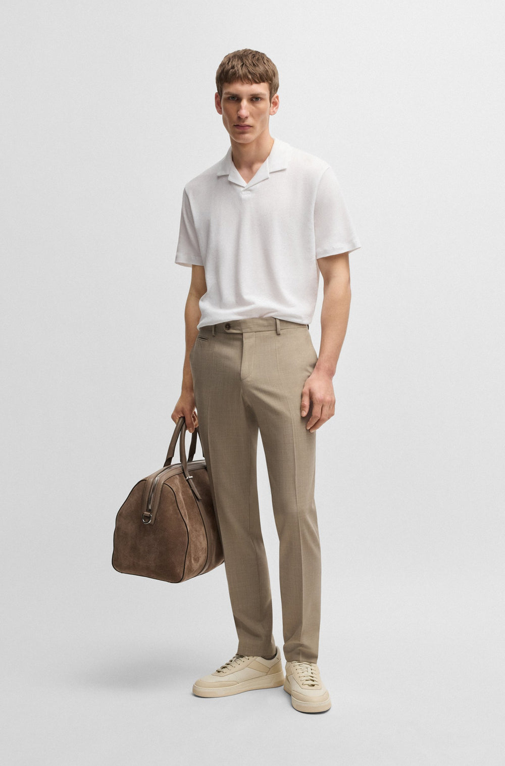 BOSS Polos Regular Fit - H-PONTI 28 50537502- Concorde Fashion#color_white-100