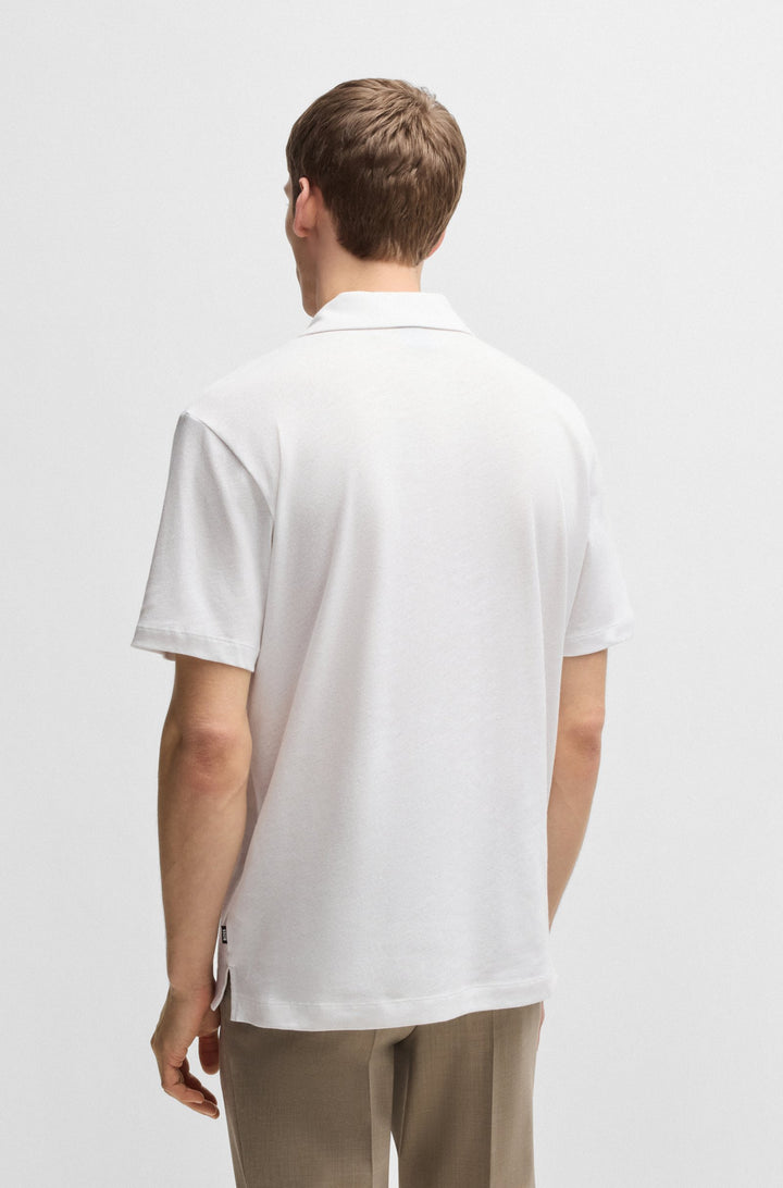 BOSS Polos Regular Fit - H-PONTI 28 50537502- Concorde Fashion#color_white-100