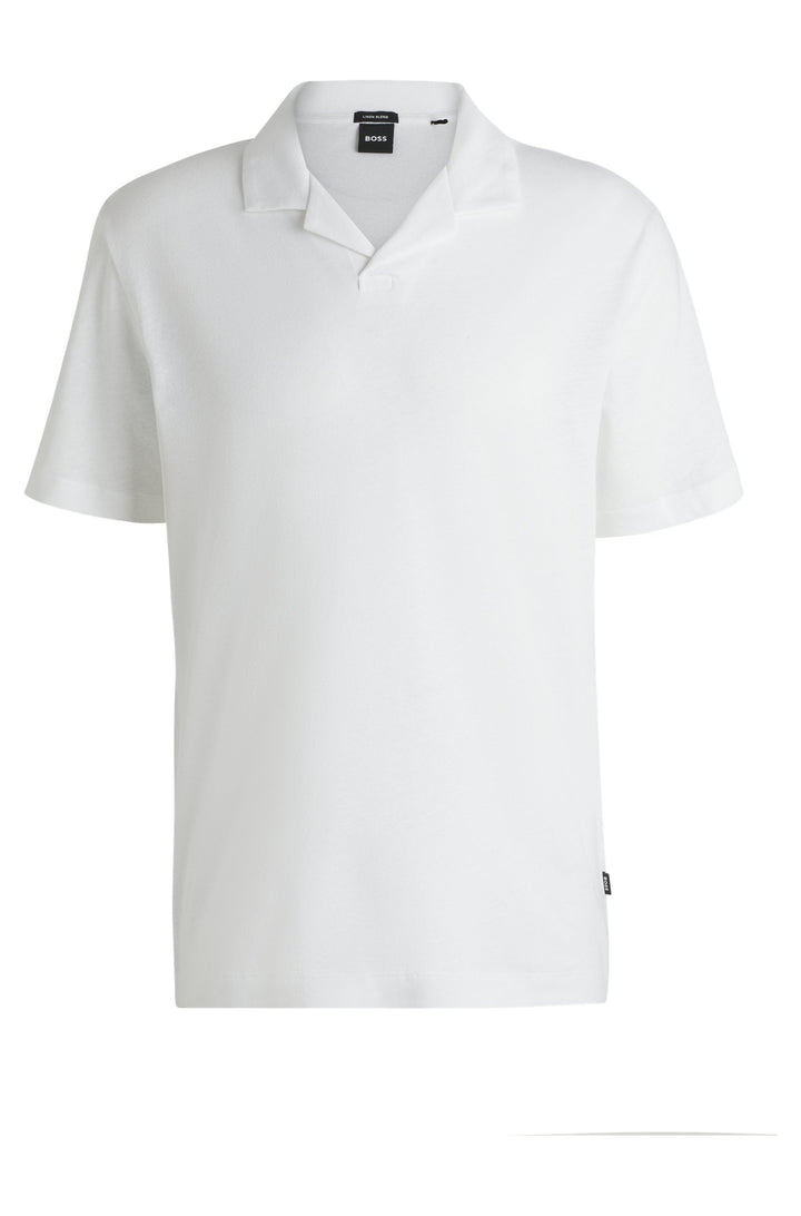 BOSS Polos Regular Fit - H-PONTI 28 50537502- Concorde Fashion#color_white-100