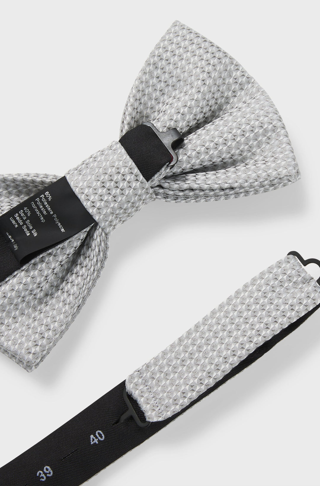 BOSS Ties  - H-B.TIE BIGIOTTO 242 50539004- Concorde Fashion#color_silver-041