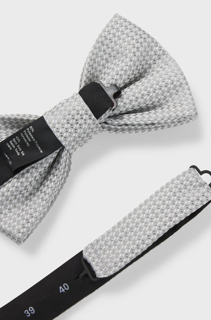 BOSS Ties  - H-B.TIE BIGIOTTO 242 50539004- Concorde Fashion#color_silver-041