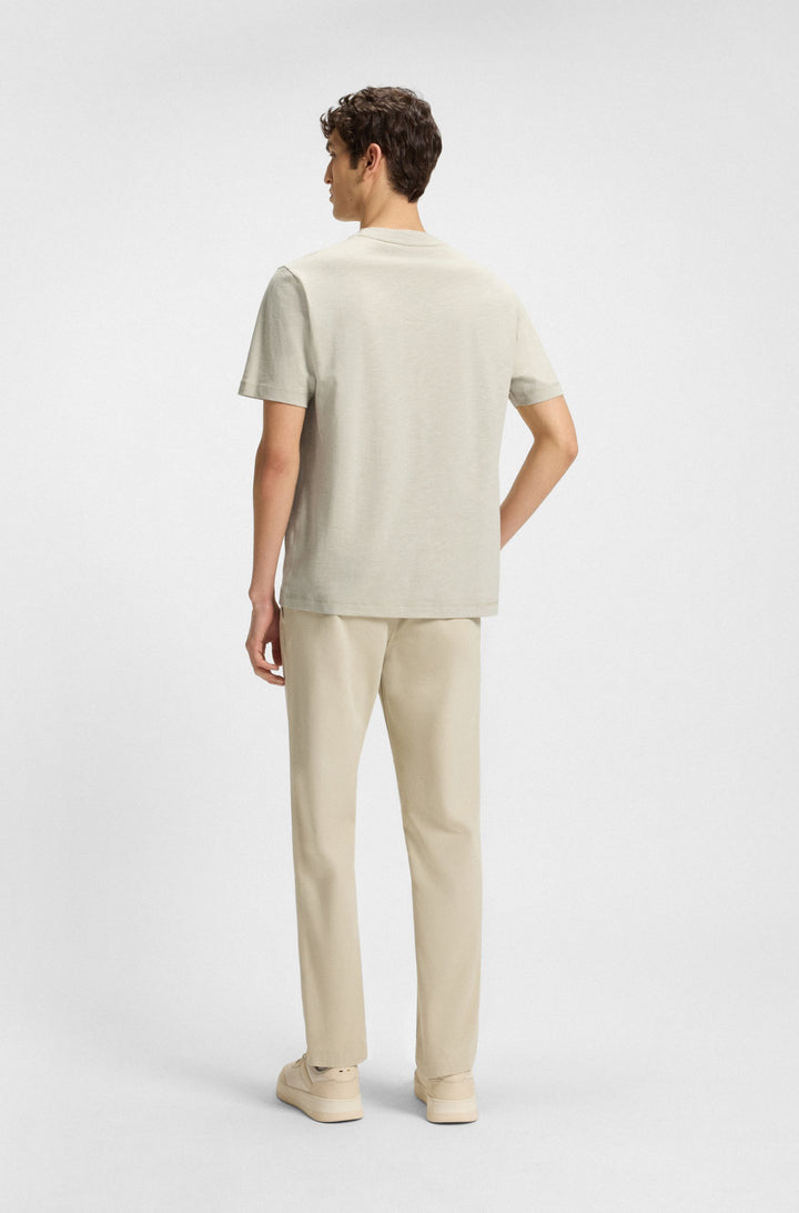 BOSS T-Shirts Relaxed Fit - TE_LINENLOGO 50536729- Concorde Fashion#color_beige-271