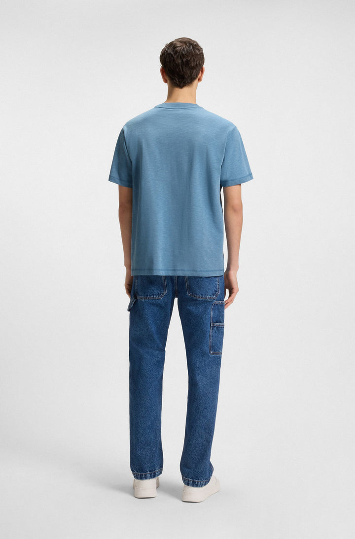 BOSS T-Shirts Relaxed Fit - TE_LINENLOGO 50536729- Concorde Fashion#color_blue-462