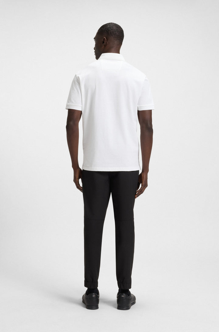BOSS Polos Relaxed Fit in Cotton - PERCY HERITAGE 10270611 01-50538111- Concorde Fashion#color_white-100