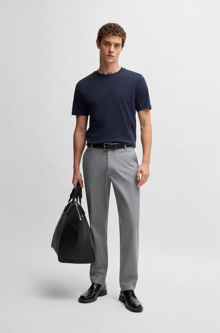 BOSS Trousers Regular Fit in Cotton Mix - H-KANE 10270631 01-50540906- Concorde Fashion#color_navy-404