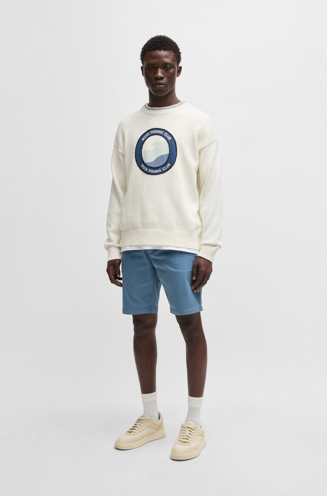 BOSS Shorts  - CHINO-SLIM-SHORTS 50536723- Concorde Fashion#color_blue-462