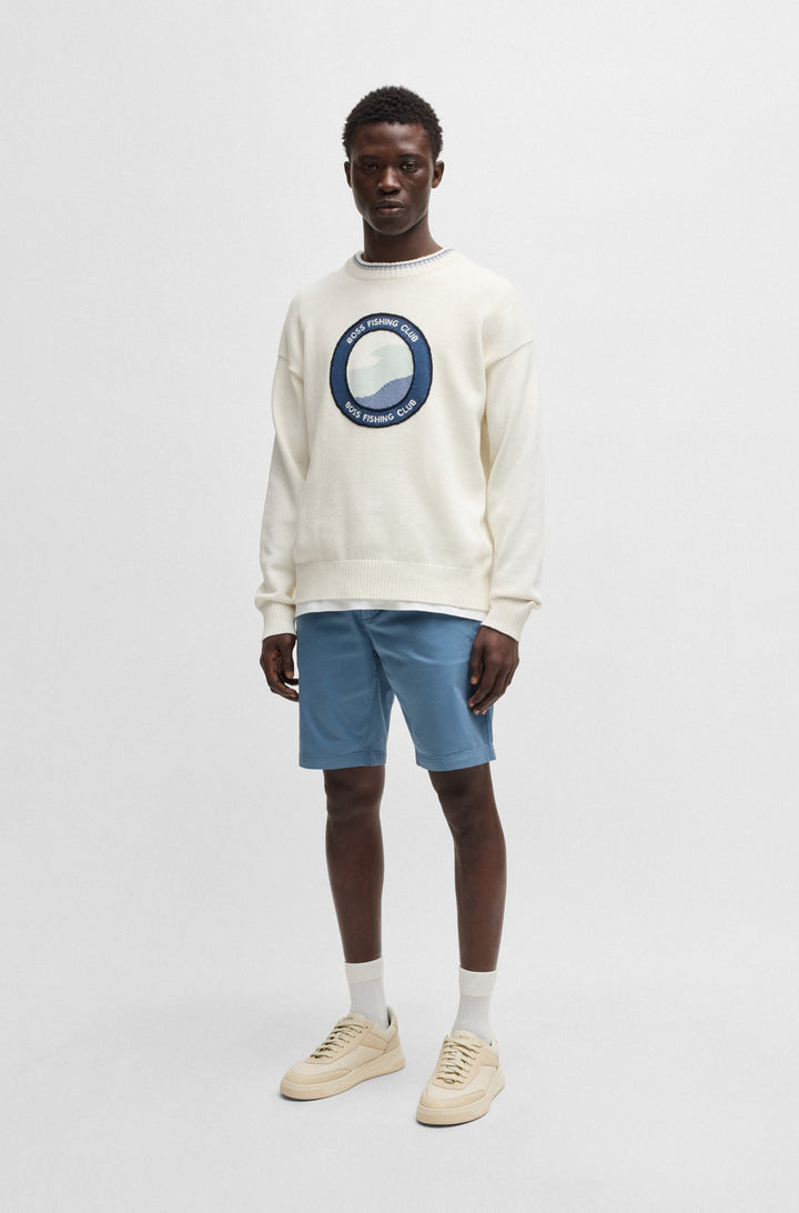 BOSS Shorts  - CHINO-SLIM-SHORTS 50536723- Concorde Fashion#color_blue-462