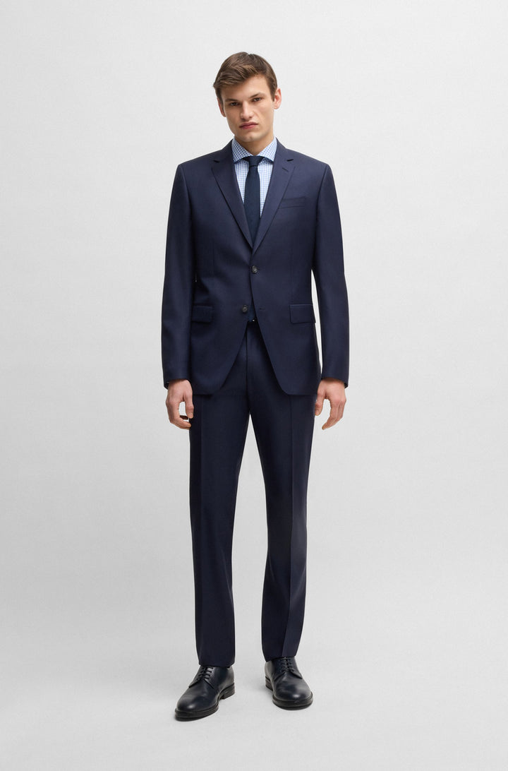 BOSS Formal Shirts Slim Fit - H-HANK-SPREAD-C1-222 50539081- Concorde Fashion#color_blue-450