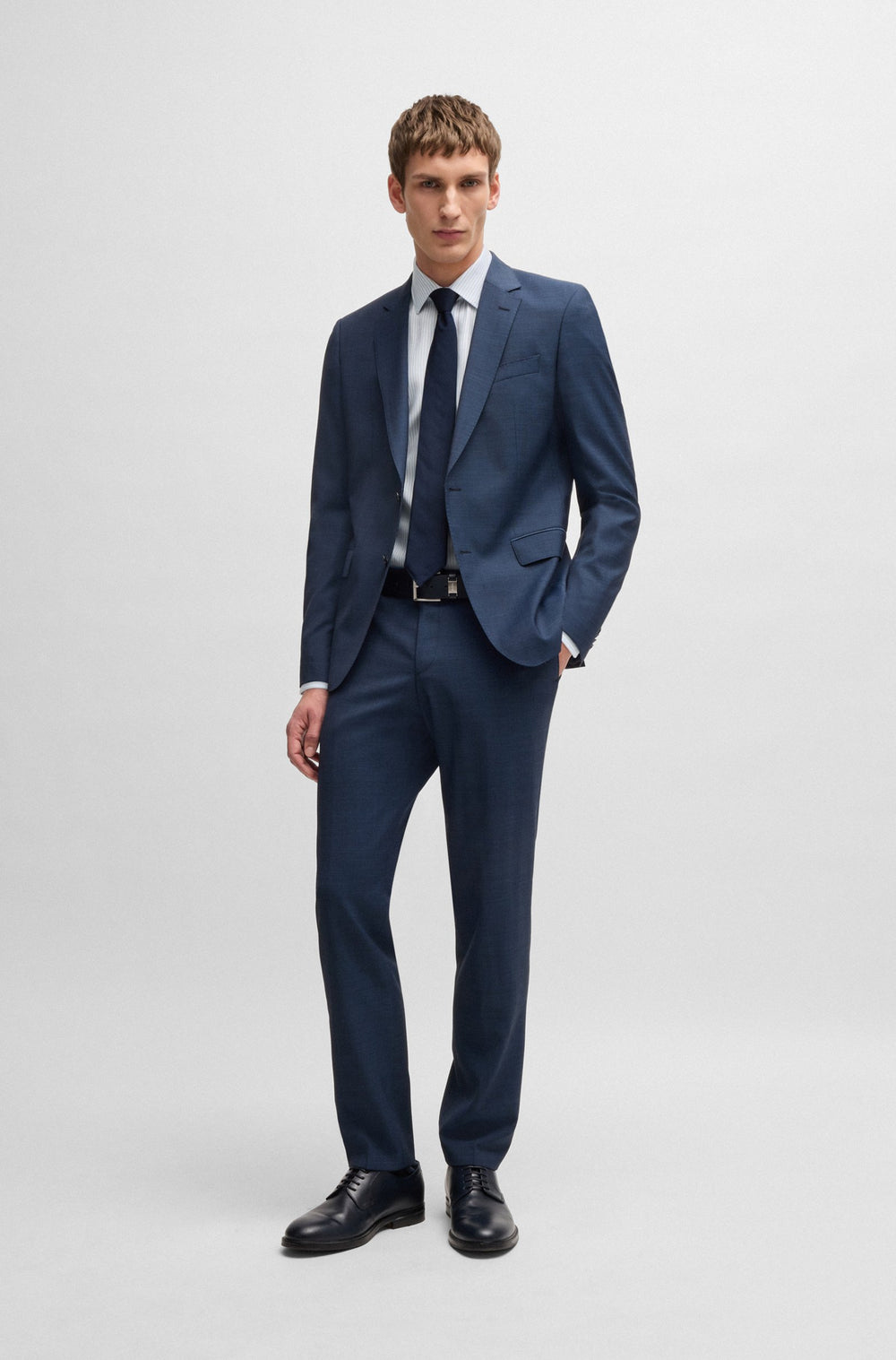 BOSS Casual Shirts Slim Fit - H-HANK-KENT-C1-214 50539206- Concorde Fashion#color_blue-450