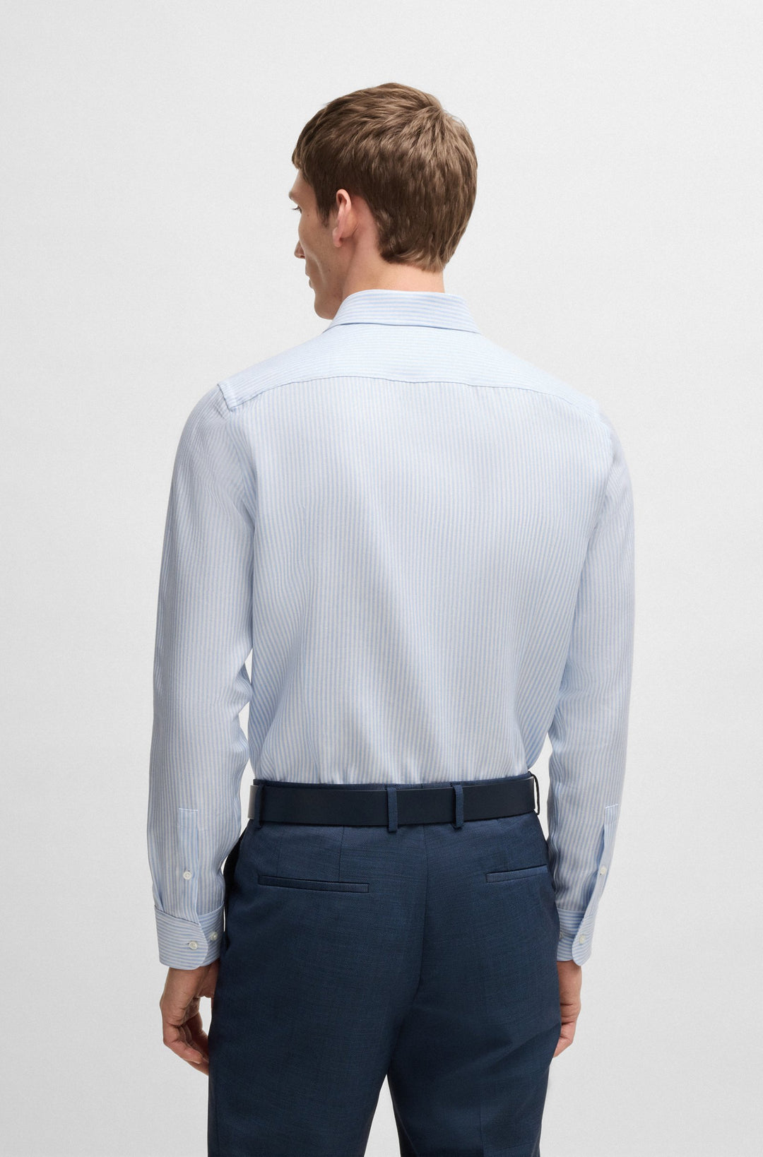 BOSS Casual Shirts Slim Fit - H-HANK-KENT-C1-214 50539206- Concorde Fashion#color_blue-450
