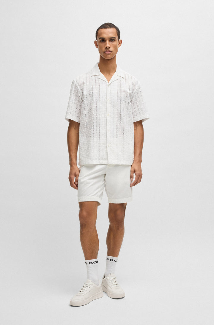 BOSS Casual Shirts Relaxed Fit - C-LARS-252 50539236- Concorde Fashion#color_white-100