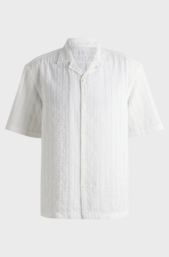 BOSS Casual Shirts Relaxed Fit - C-LARS-252 50539236- Concorde Fashion#color_white-100