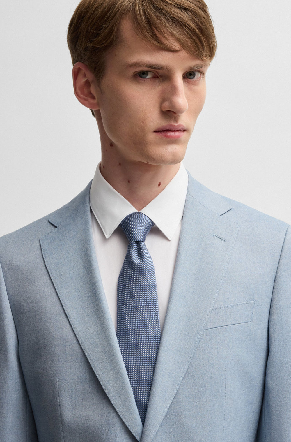BOSS Ties  - H-TIE 7.5 CM-222 50538993- Concorde Fashion#color_blue-459