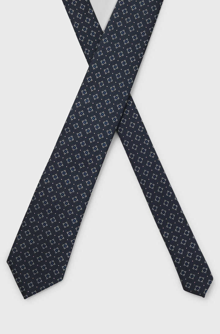 BOSS Ties  - H-TIE 7.5 CM-222 50538981- Concorde Fashion#color_blue-459