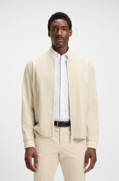 BOSS Blazers Modern Fit in Polyester - P-HANRY-BMB-WGPK252F 10270851 01-50539477- Concorde Fashion#color_white-131
