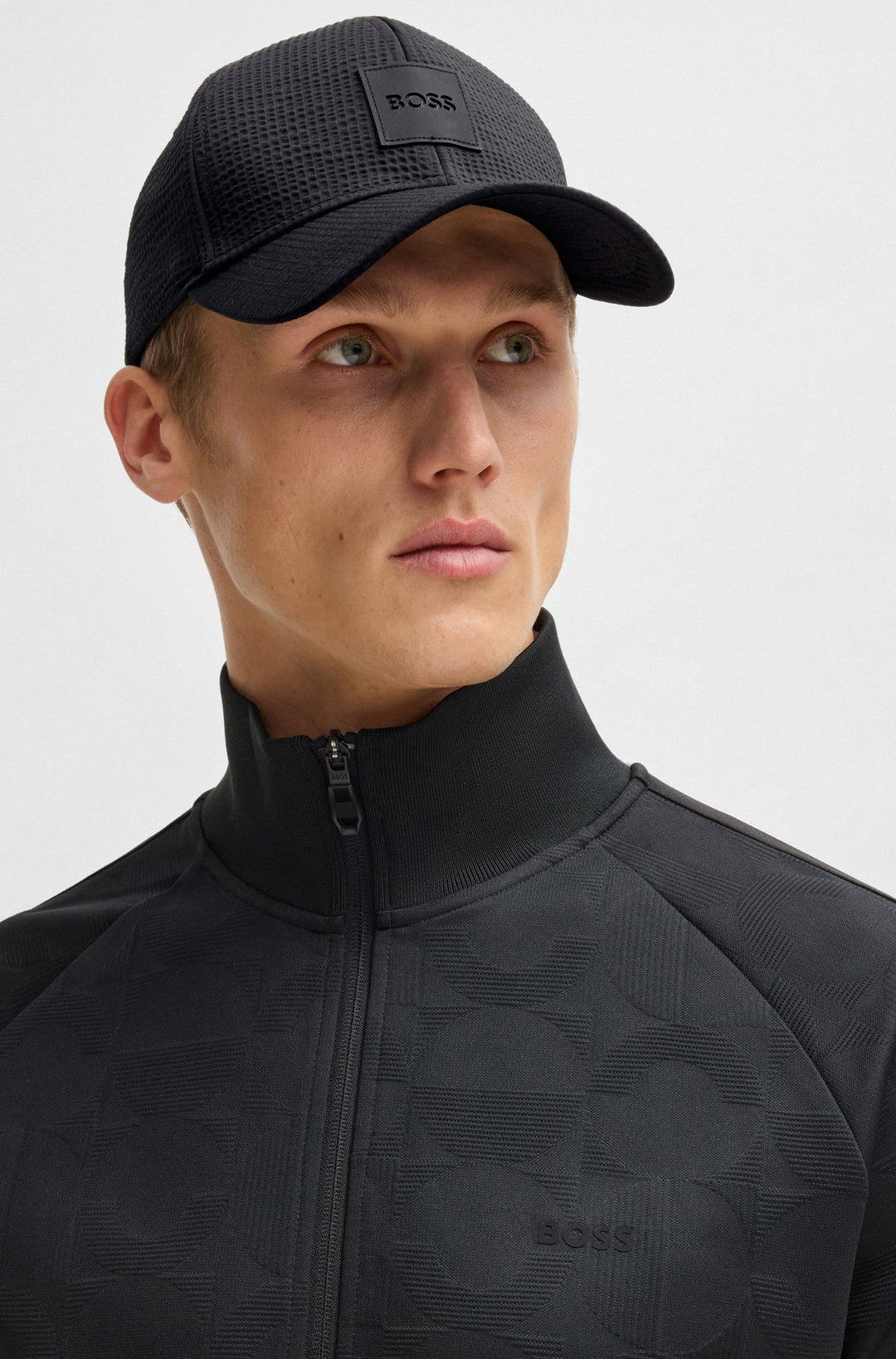 BOSS Hats  - ZED-SEERSUCKER 50539418- Concorde Fashion#color_black-001