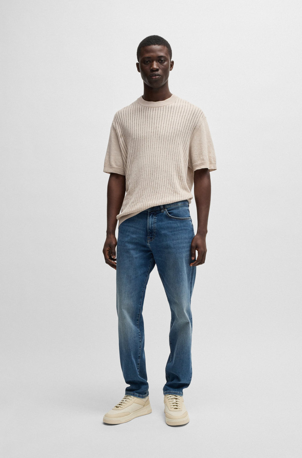 BOSS Sweaters Relaxed Fit - AJORDINO 50539573- Concorde Fashion#color_beige-271