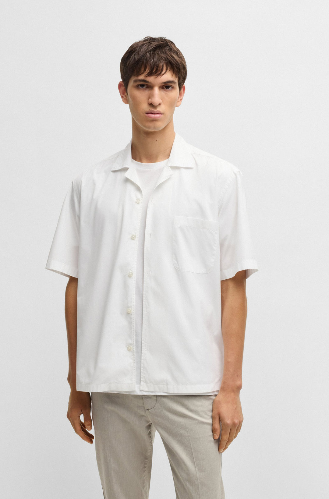 BOSS Casual Shirts Relaxed Fit - C-LARS-1P-252 50539663- Concorde Fashion#color_white-100
