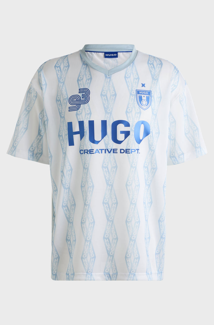 HUGO T-Shirts Oversize Fit - NOTBAL 50536080- Concorde Fashion#color_white-100
