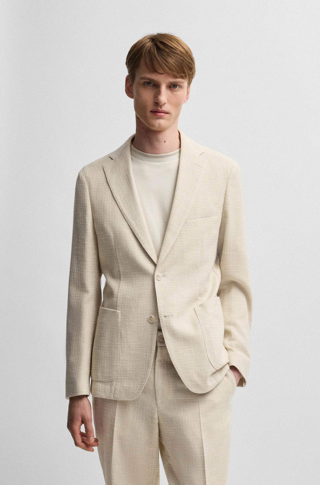 BOSS Blazers Regular Fit - C-HANRY-252 50540668- Concorde Fashion#color_beige-275