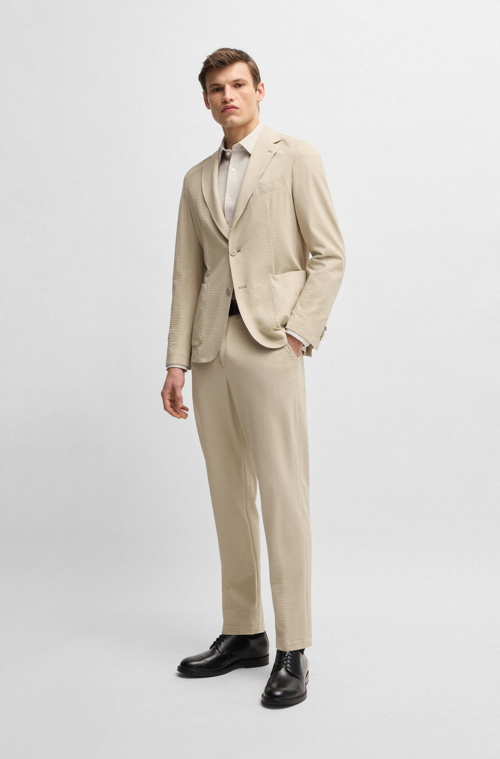 BOSS Blazers Slim Fit in Nylon - P-HANRY-J-WG-252 10271129 01-50540703- Concorde Fashion#color_beige-275