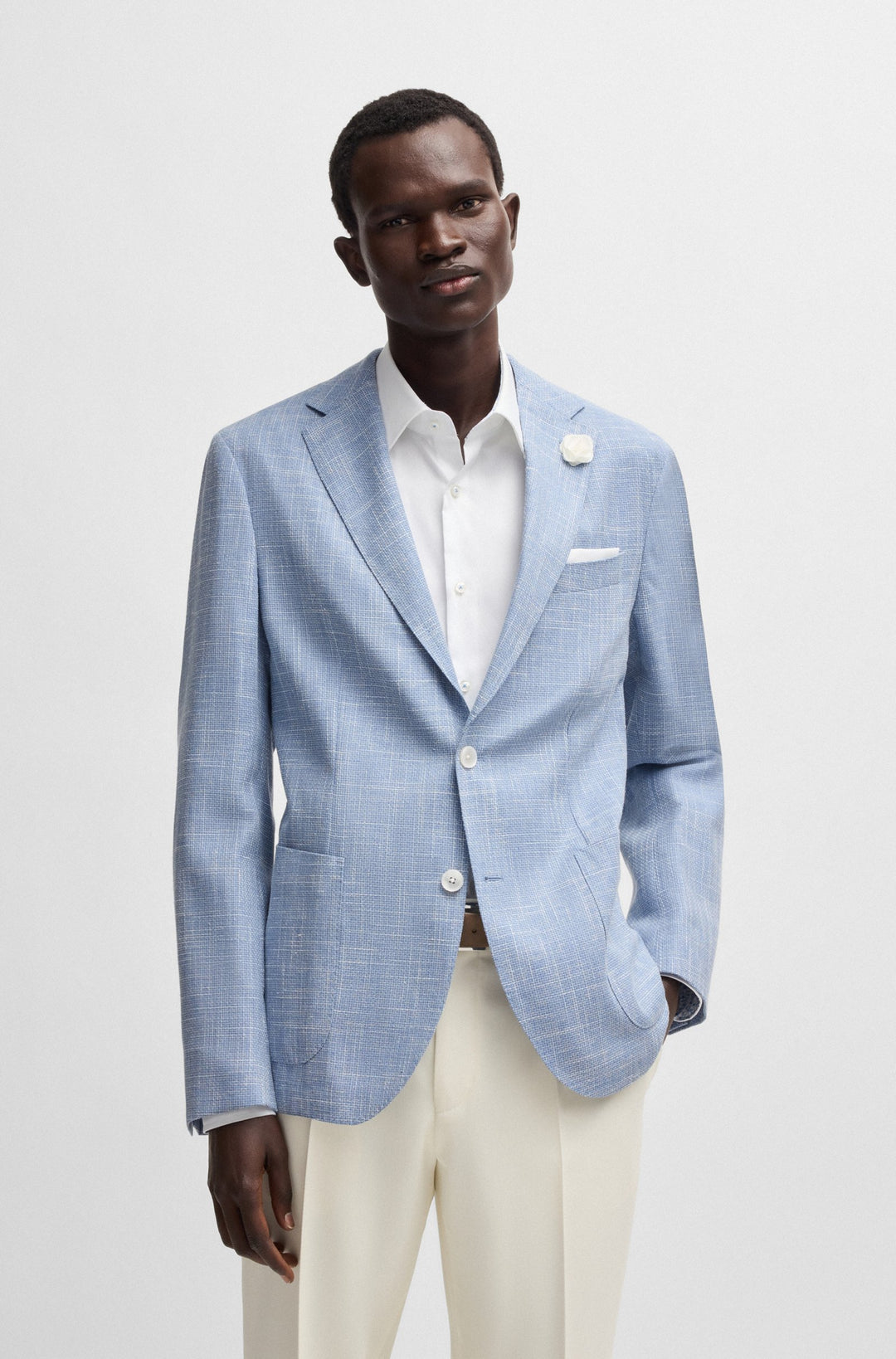 BOSS Blazers Slim Fit - C-HANRY-252 50540742- Concorde Fashion#color_blue-454