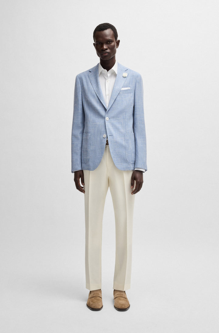 BOSS Blazers Slim Fit - C-HANRY-252 50540742- Concorde Fashion#color_blue-454