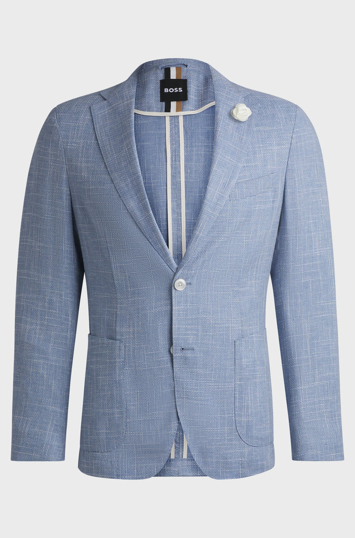 BOSS Blazers Slim Fit - C-HANRY-252 50540742- Concorde Fashion#color_blue-454