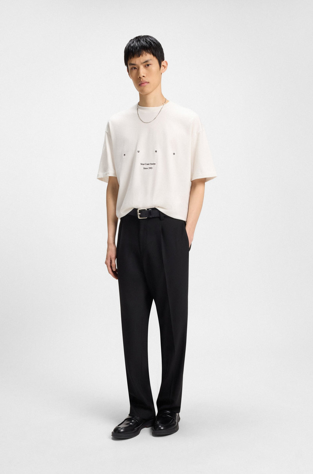 HUGO T-Shirts Oversize Fit - DUWRITE 50538958- Concorde Fashion#color_white-102