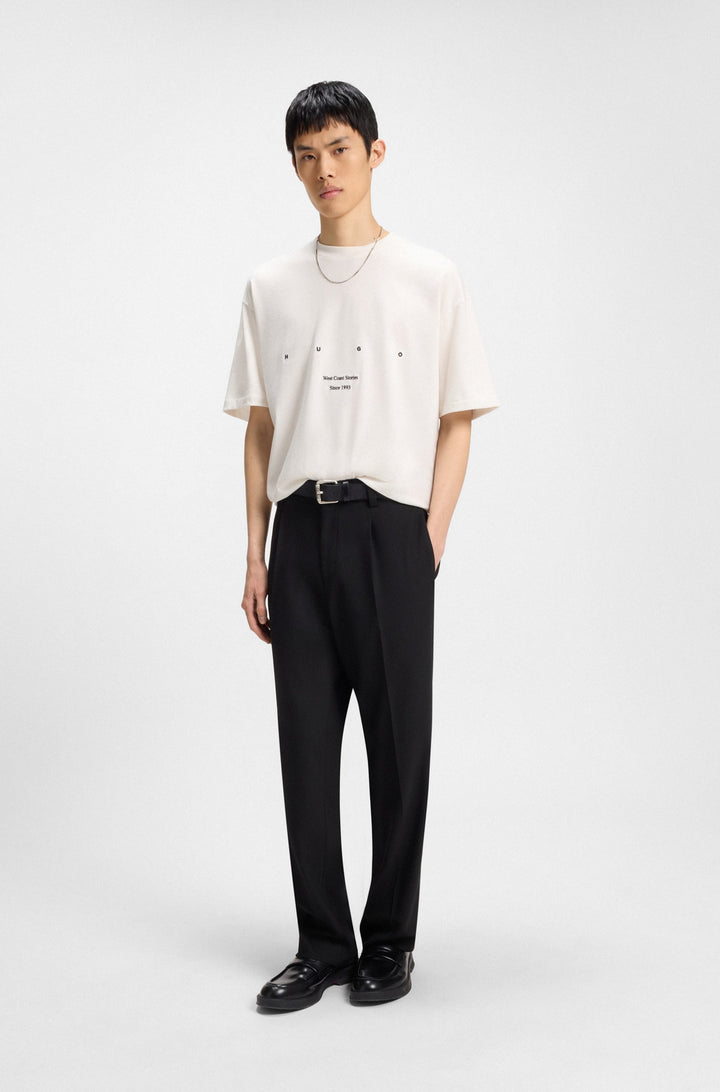 HUGO T-Shirts Oversize Fit - DUWRITE 50538958- Concorde Fashion#color_white-102