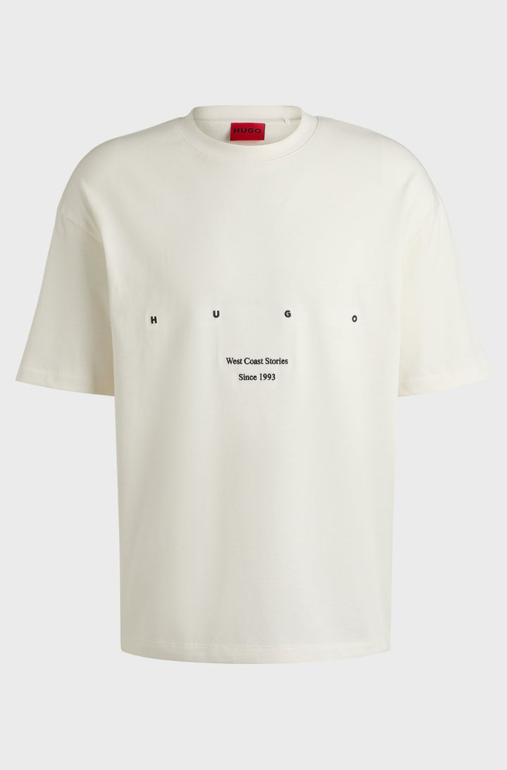 HUGO T-Shirts Oversize Fit - DUWRITE 50538958- Concorde Fashion#color_white-102
