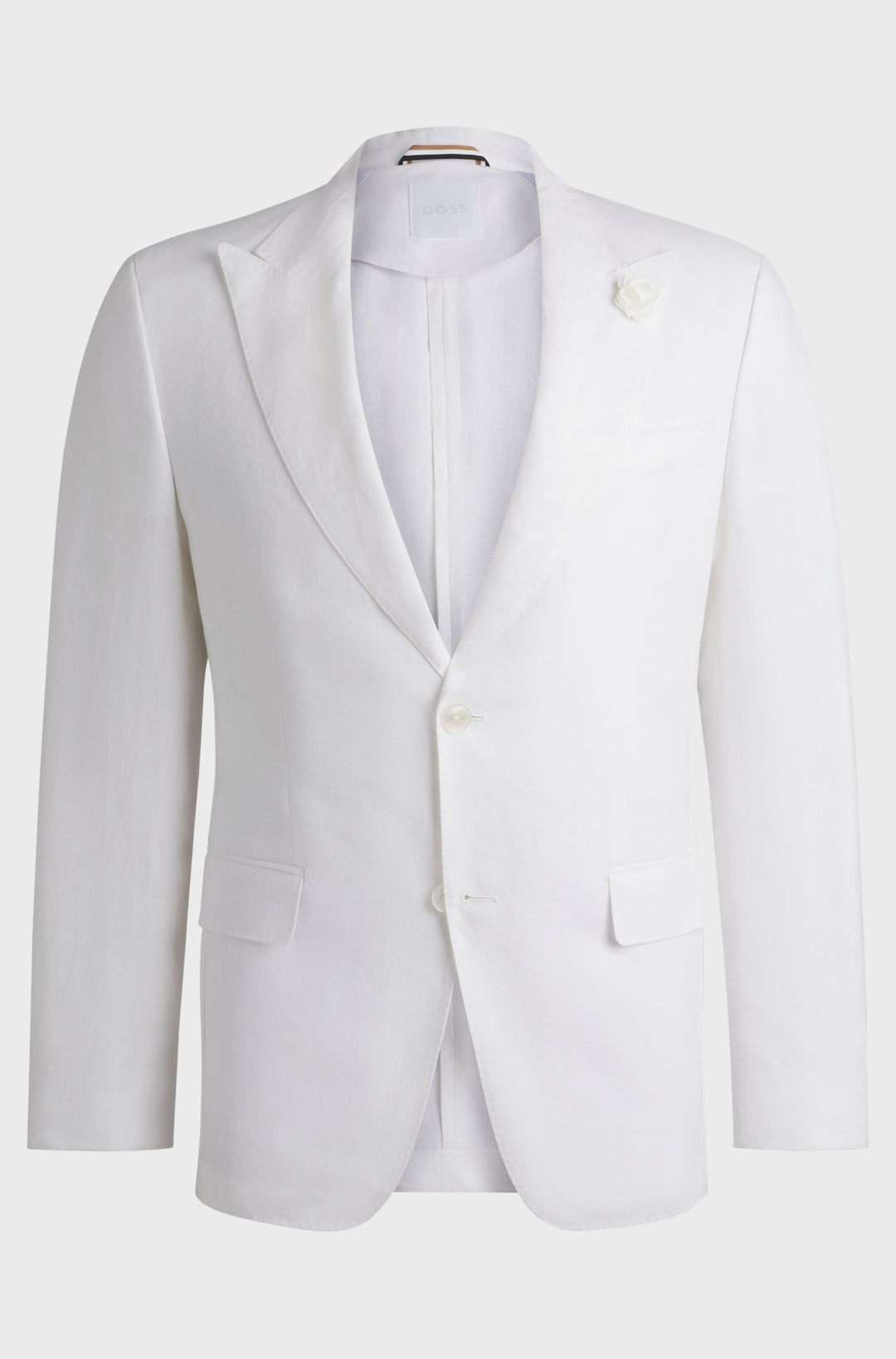 BOSS Blazers Slim Fit - C-HUGE-PEAK-252 50540516- Concorde Fashion#color_white-100