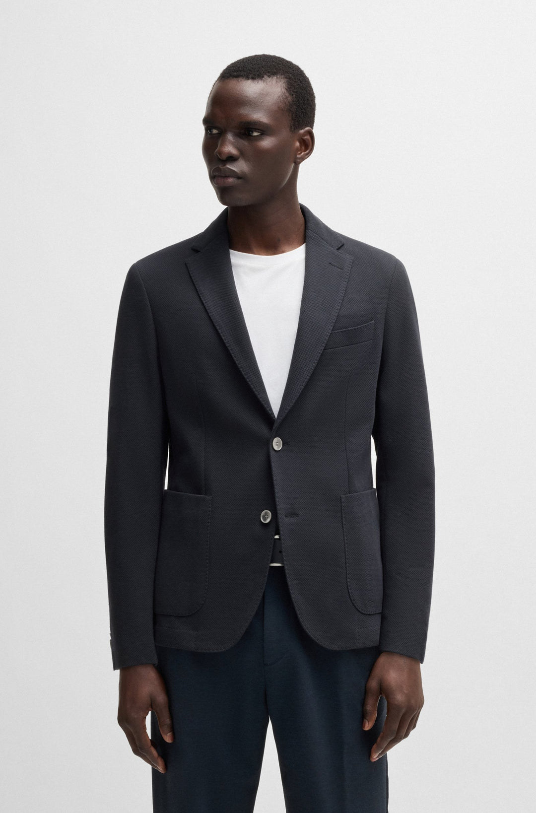 BOSS Blazers Slim Fit - C-HANRY-J-252 50540761- Concorde Fashion#color_navy-404