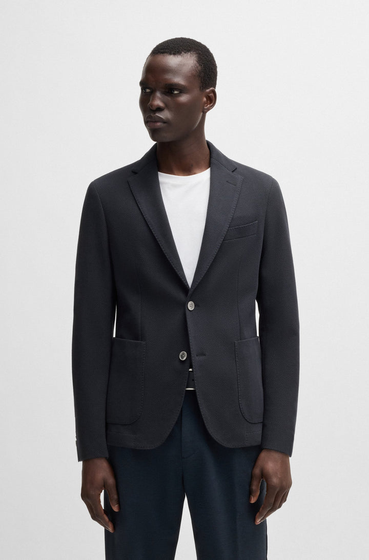 BOSS Blazers Slim Fit - C-HANRY-J-252 50540761- Concorde Fashion#color_navy-404