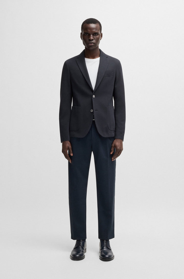 BOSS Blazers Slim Fit - C-HANRY-J-252 50540761- Concorde Fashion#color_navy-404