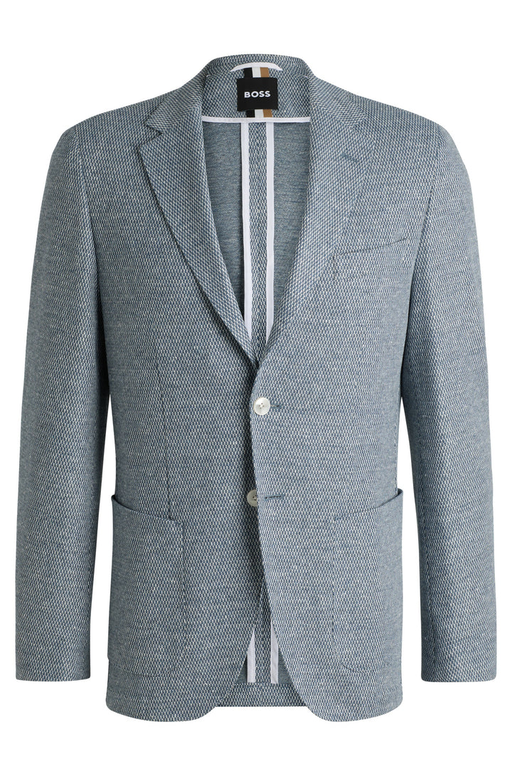 BOSS Blazers Regular Fit in Cotton Mix - C-JAYE-J-241 10271181 01-50542639- Concorde Fashion#color_blue-454