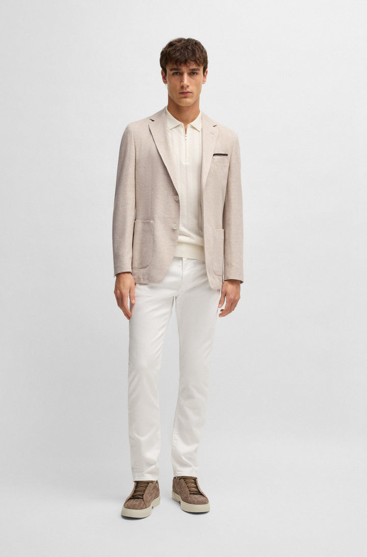 BOSS Blazers Regular Fit in Cotton Mix - C-JAYE-J-241 10271181 01-50542639- Concorde Fashion#color_white-131