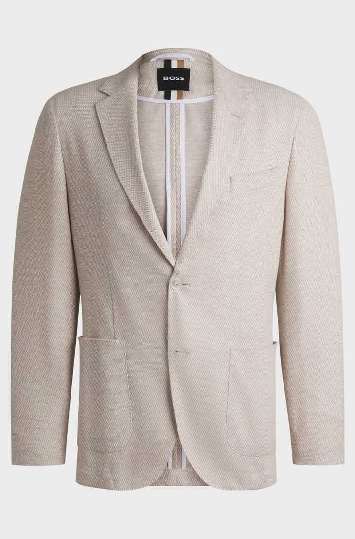 BOSS Blazers Regular Fit in Cotton Mix - C-JAYE-J-241 10271181 01-50542639- Concorde Fashion#color_white-131
